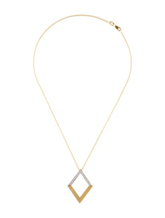 I. Reiss 14K Diamond Pendant Necklace