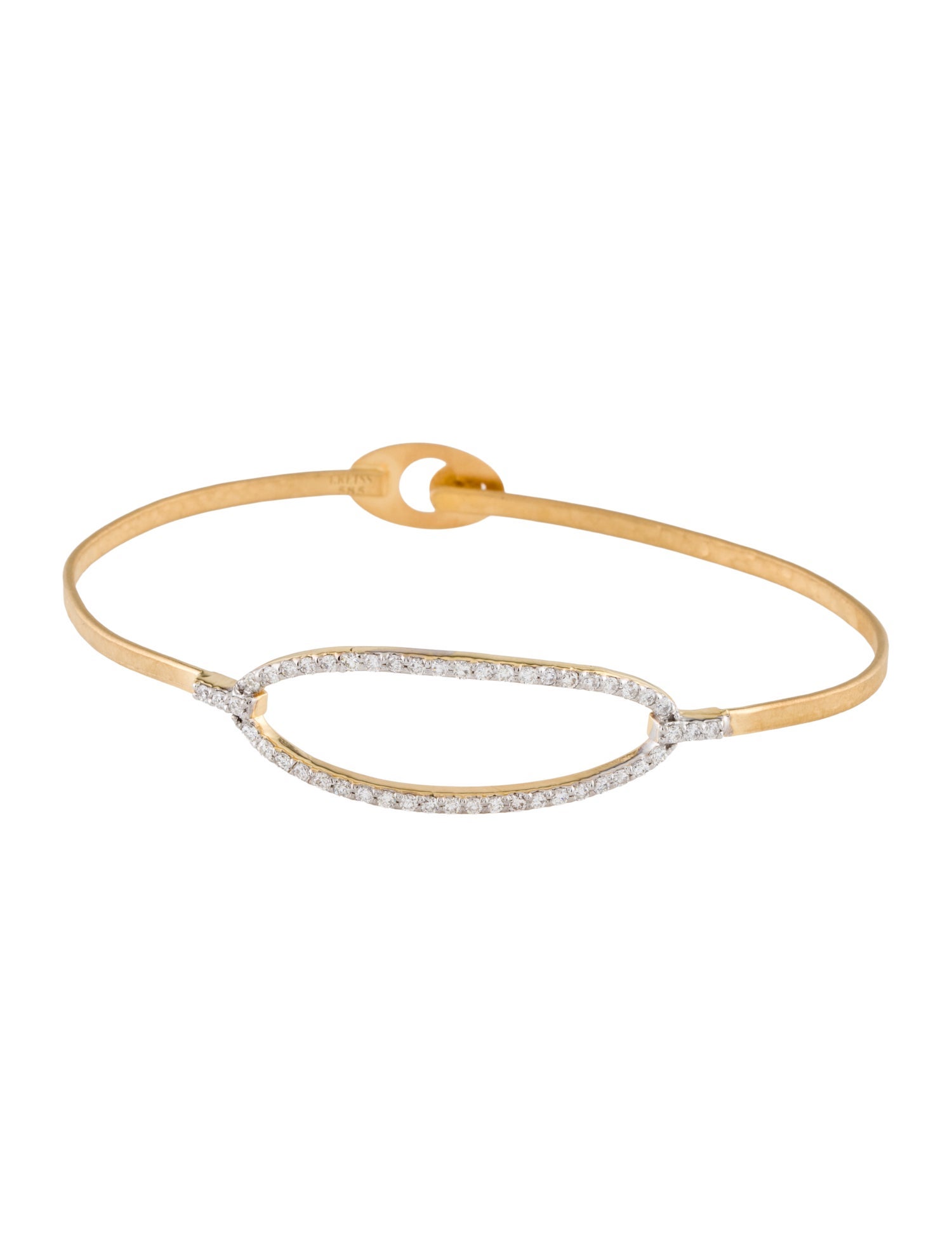 I. Reiss 14K Diamond Bangle Bracelet