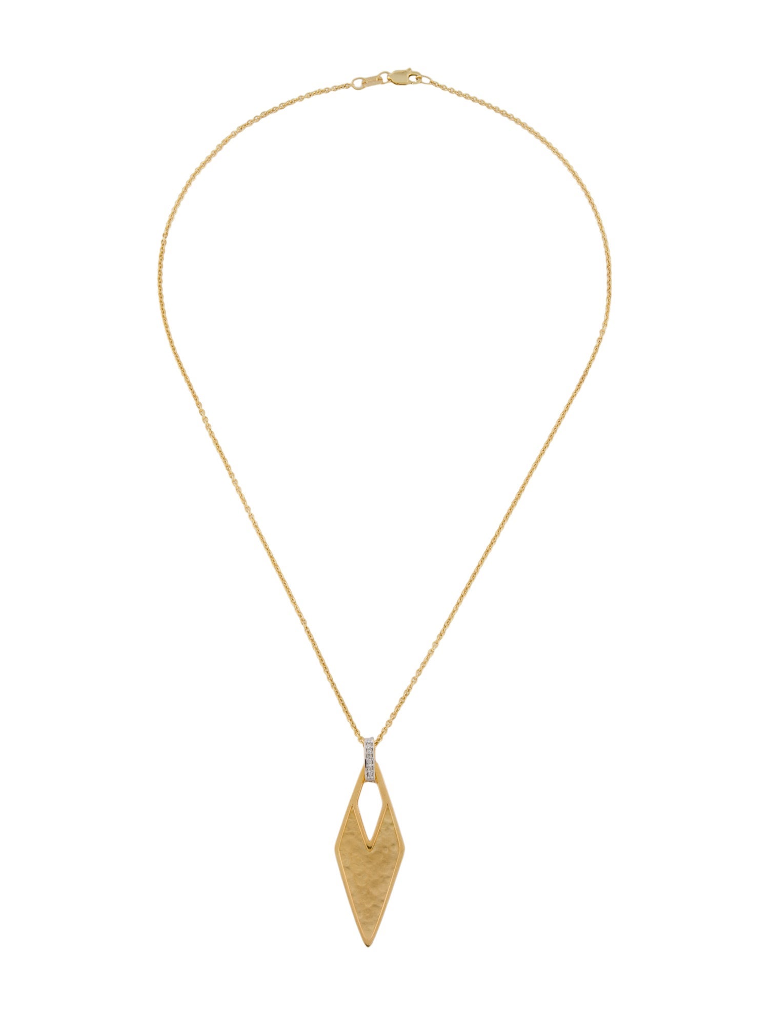 I. Reiss 14K Diamond Pendant Necklace