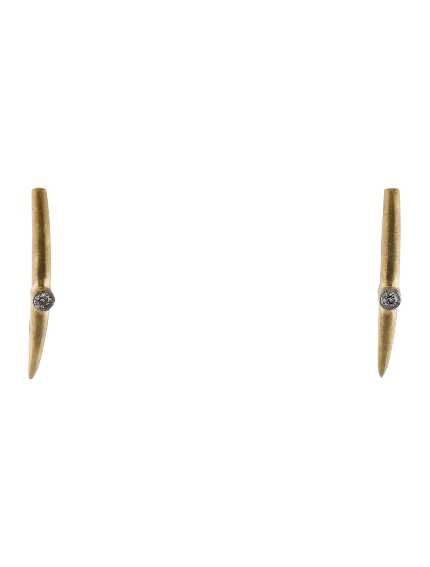 I. Reiss 14K Diamond Drop Earrings