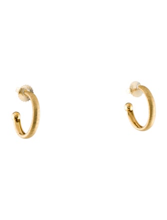 I. Reiss 14K Textured Hoop Earrings