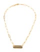 I. Reiss 14K Diamond Paperclip Station Necklace
