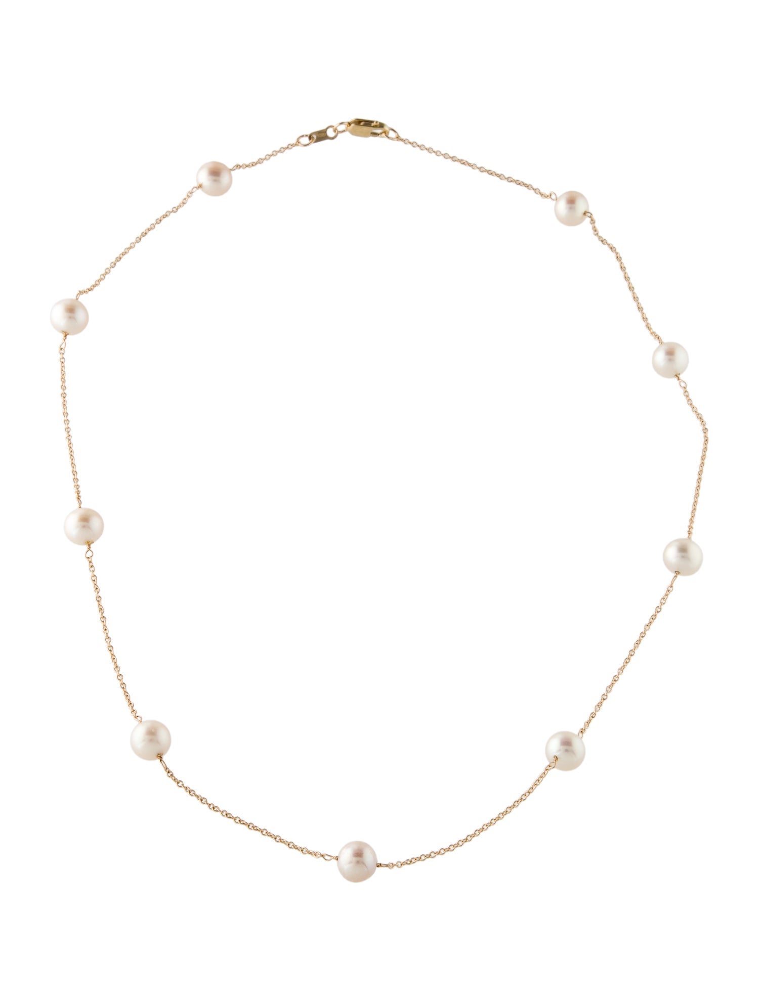 I. Reiss Pearl Station Necklace