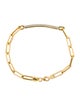 I. Reiss 14K Diamond Pavé ID Link Bracelet