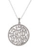 I. Reiss 14K Diamond Shema Yisrael Pendant Necklace