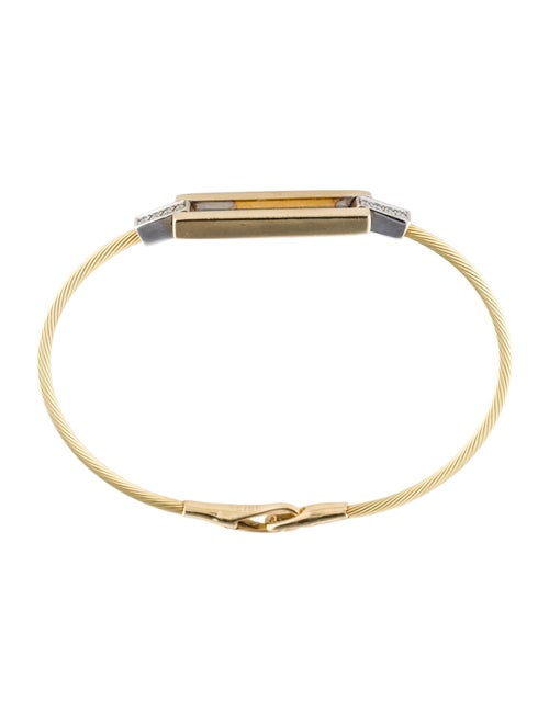 I. Reiss 14K Diamond Station Cable Bracelet