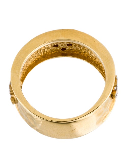 I. Reiss 14K Diamond Clover Ring