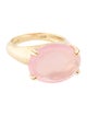 I. Reiss 14K Rose Quartz Cocktail Ring