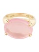 I. Reiss 14K Rose Quartz Cocktail Ring