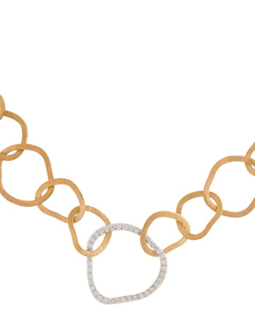 I. Reiss 14K Diamond Chain Link Necklace
