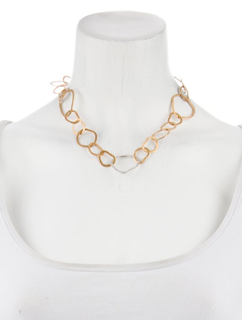 I. Reiss 14K Diamond Chain Link Necklace