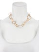 I. Reiss 14K Diamond Chain Link Necklace