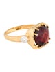 I. Reiss 14k Garnet & Diamond Cocktail Ring