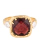 I. Reiss 14k Garnet & Diamond Cocktail Ring