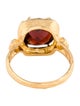 I. Reiss 14k Garnet & Diamond Cocktail Ring