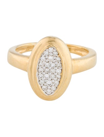 I. Reiss 14K Diamond Cocktail Ring