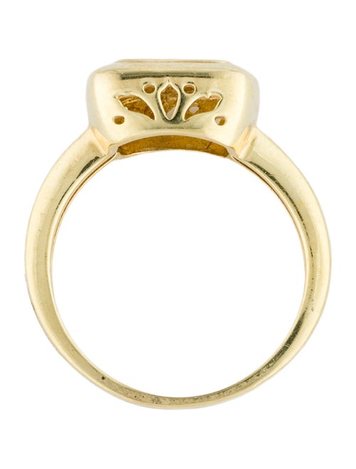 I. Reiss 14K Diamond Square Cocktail Ring