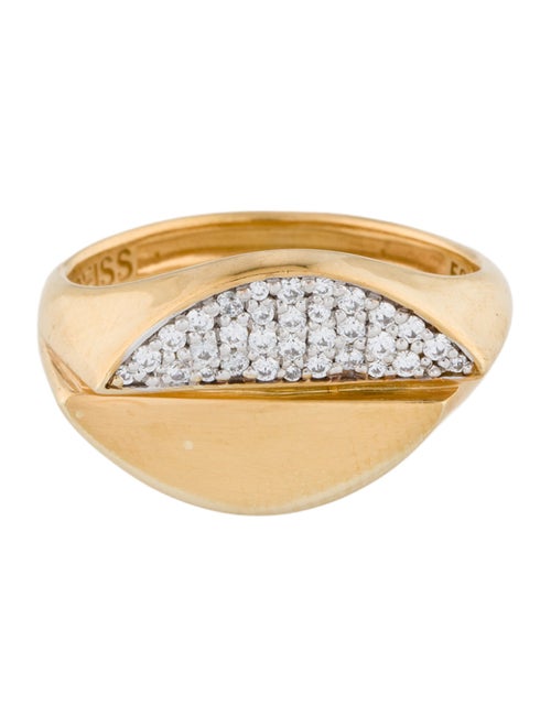 I. Reiss 14K Diamond Cocktail Ring