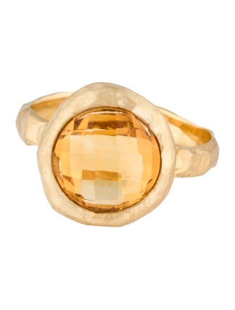 I. Reiss 14K Citrine Cocktail Ring