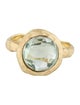 I. Reiss 14K Prasiolite Cocktail Ring