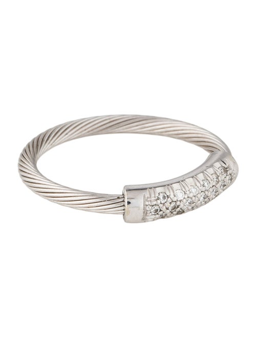 I. Reiss 14K Diamond Wire ID Ring