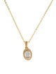 I. Reiss 14K Diamond Oval Pendant Necklace