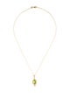 I. Reiss 14K Peridot & Diamond Pendant Necklace