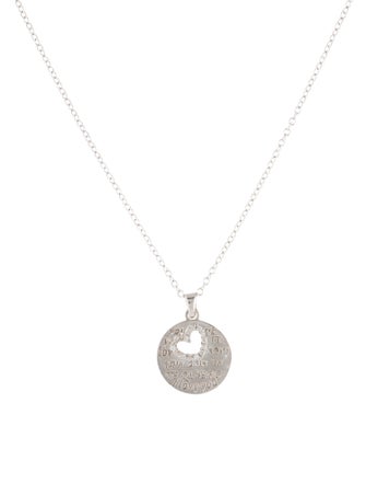 I. Reiss 14K Diamond 'i love you' Pendant Necklace