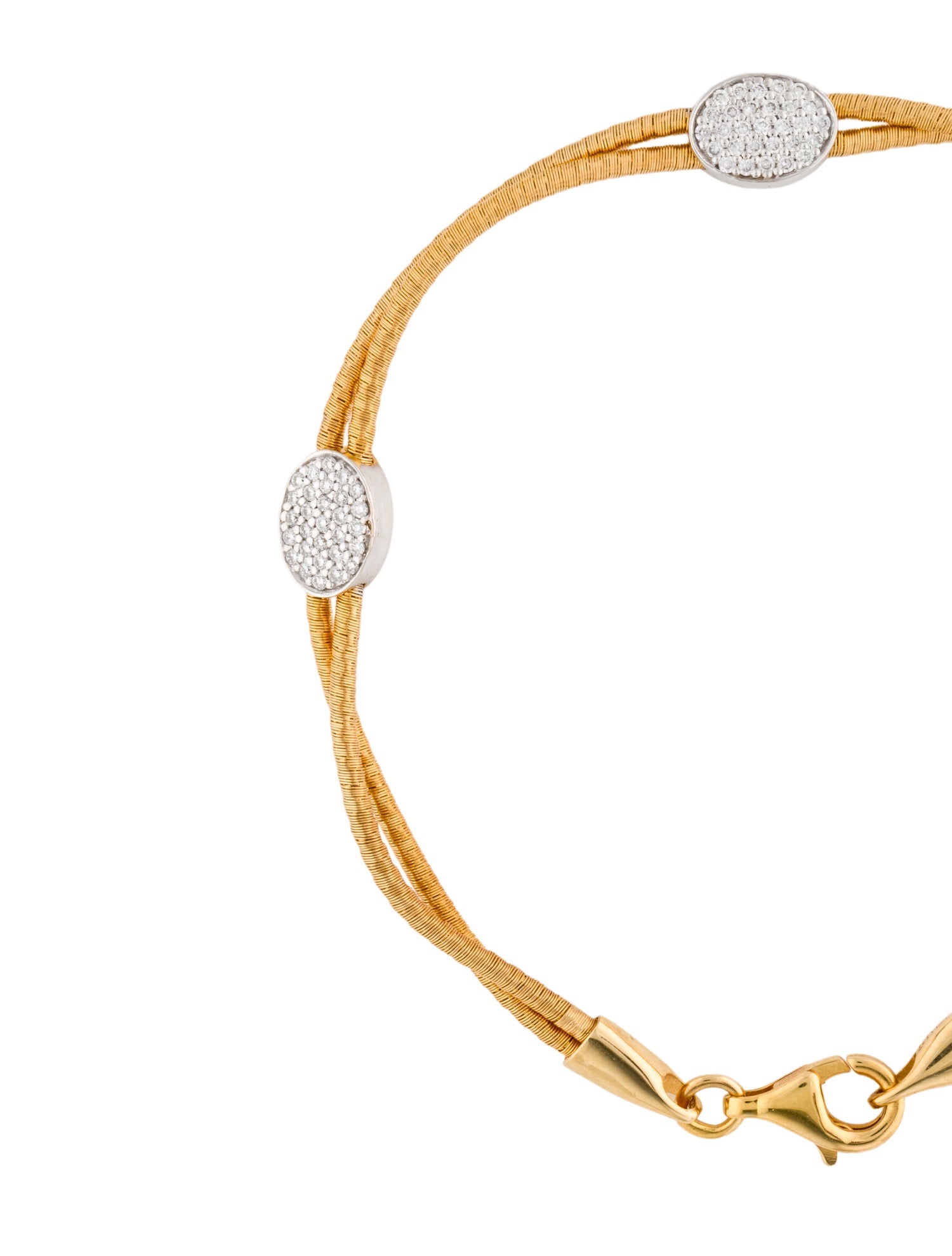 I. Reiss 14K Diamond Station Bracelet