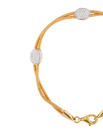 I. Reiss 14K Diamond Station Bracelet