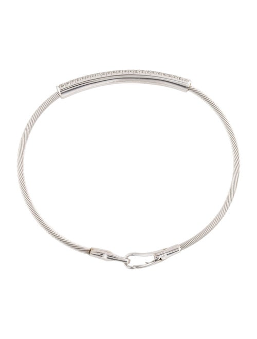 I. Reiss 14K Diamond Flex Wire Bangle Bracelet