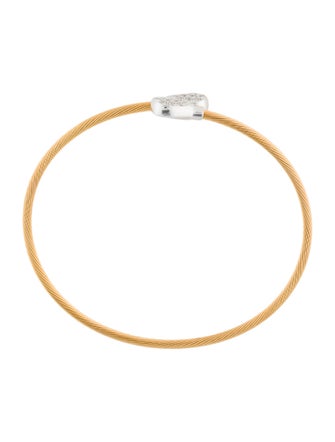 I. Reiss 14K Diamond Wire Cuff