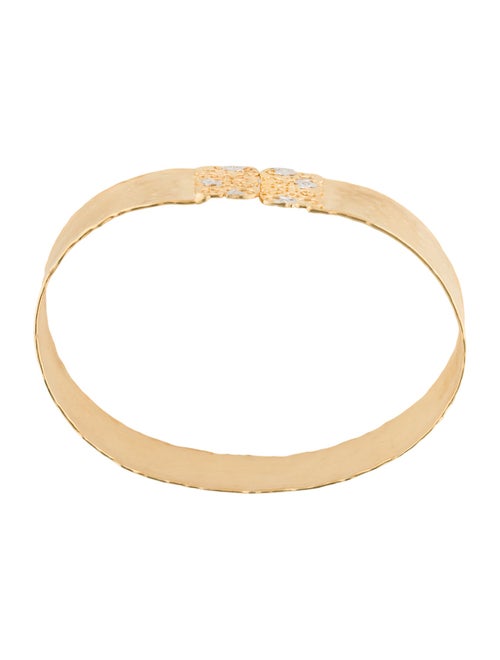 I. Reiss 14K Diamond Filigree Cuff