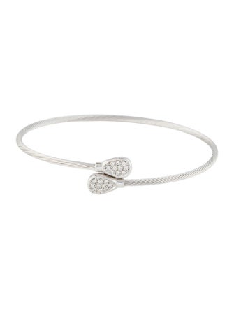 I. Reiss 14K Diamond Wire Cuff