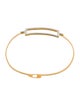 I. Reiss 14K Diamond Open Rectangle Bangle Bracelet