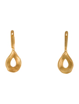 I. Reiss 14K Diamond Teardrop Earrings
