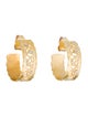 I. Reiss 14K Diamond Filigree Hoop Earrings