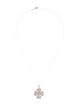 I. Reiss 14K Diamond Jerusalem Cross Pendant Necklace