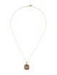I. Reiss 14K Smokey Quartz Pendant Necklace