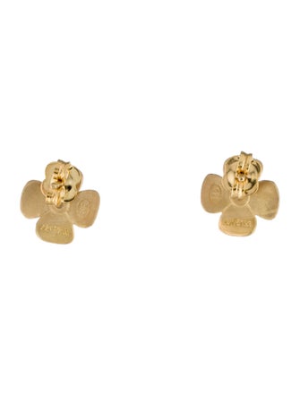 I. Reiss 14K Diamond Flower Stud Earrings