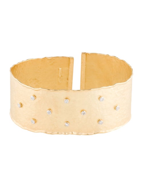 I. Reiss 14K Diamond Cuff