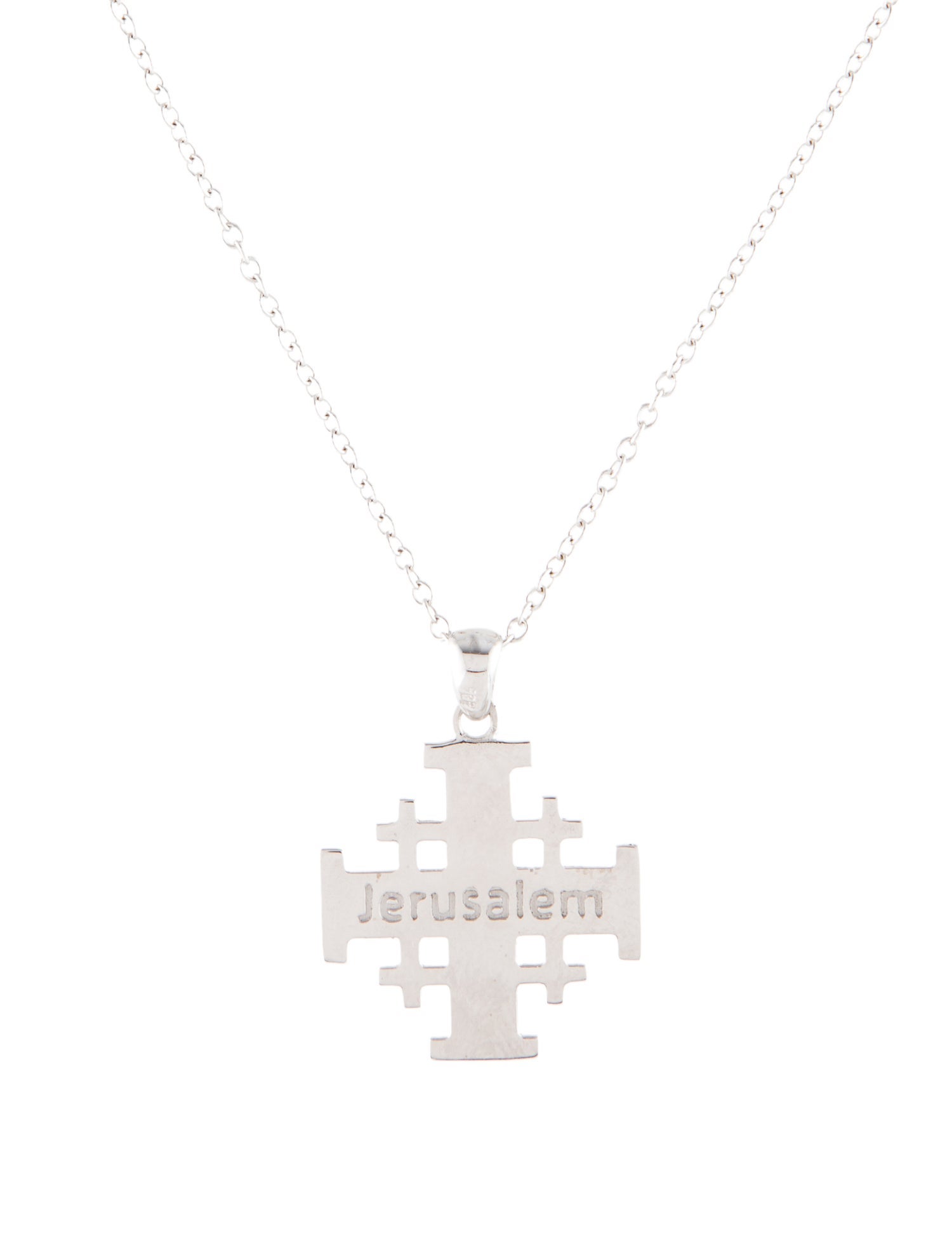 I. Reiss 14K Jerusalem Cross Pendant Necklace