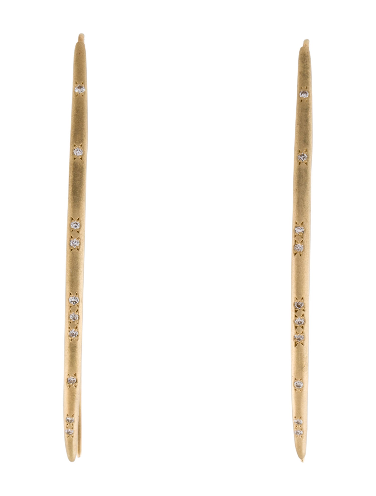 I. Reiss 14K Diamond Bow Drop Earrings