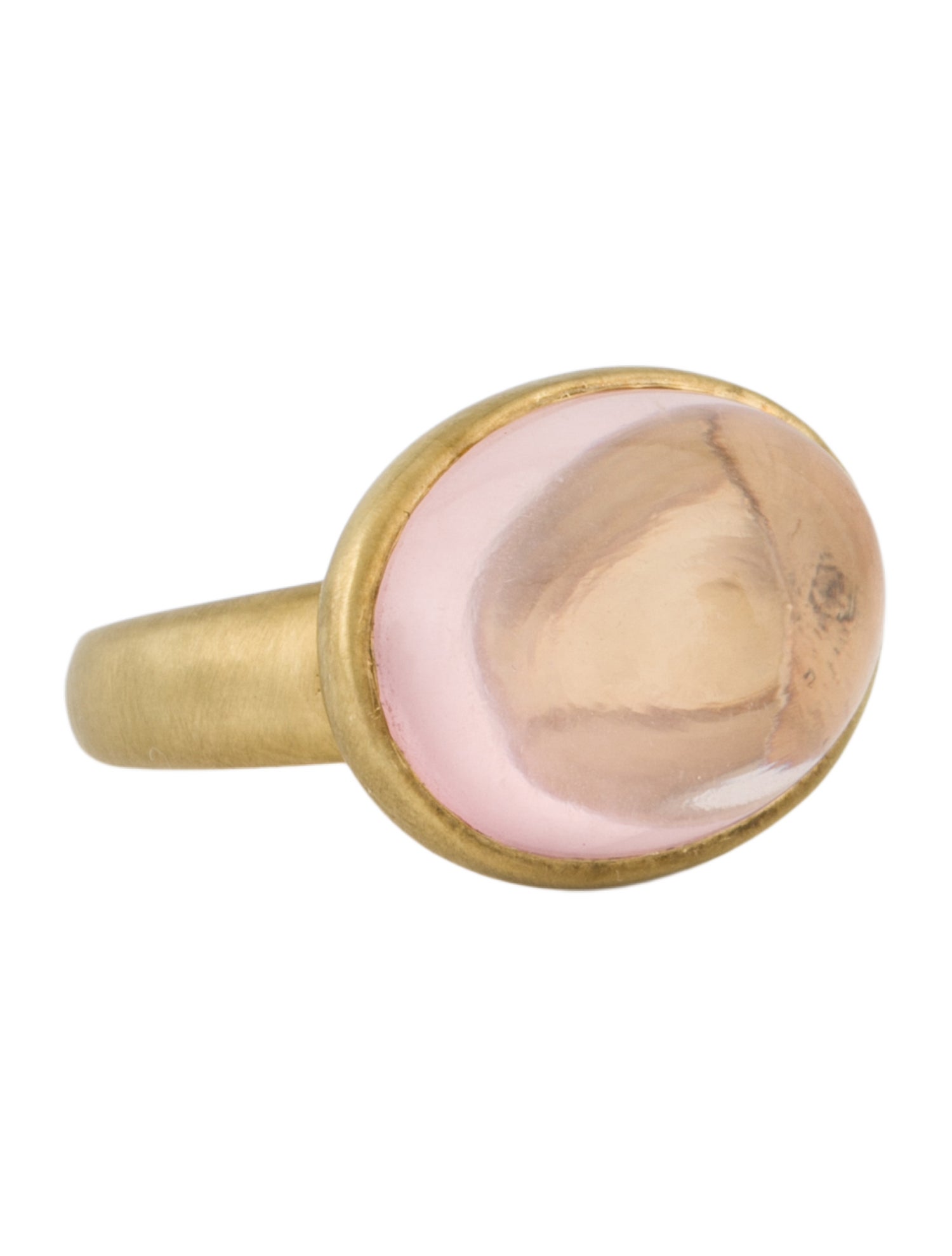 I. Reiss 14K Rose Quartz Cocktail Ring