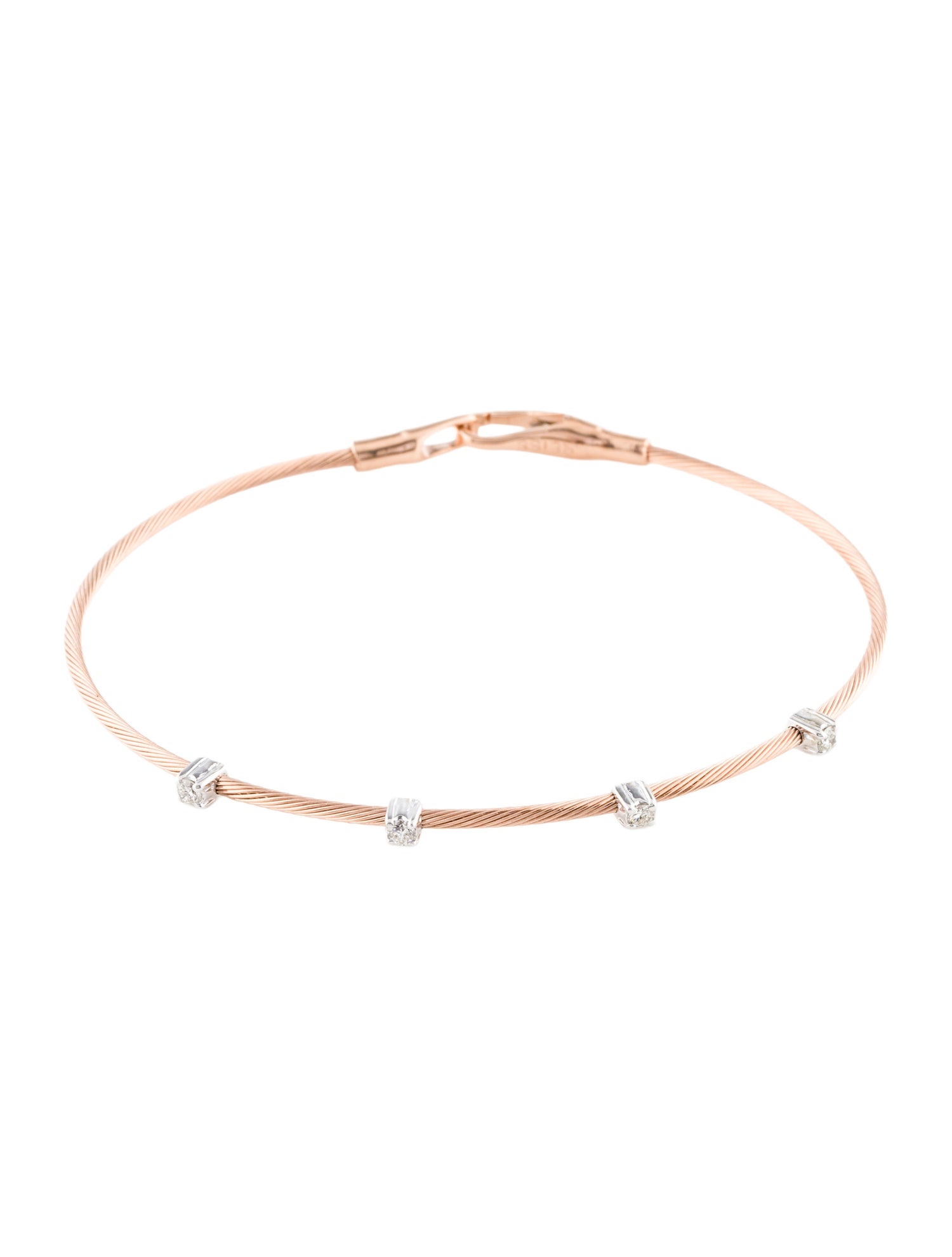 I. Reiss 14K Diamond Wire Flex Bracelet