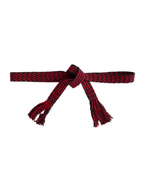 Isabel Marant Tassel Accents Waist Belt Black