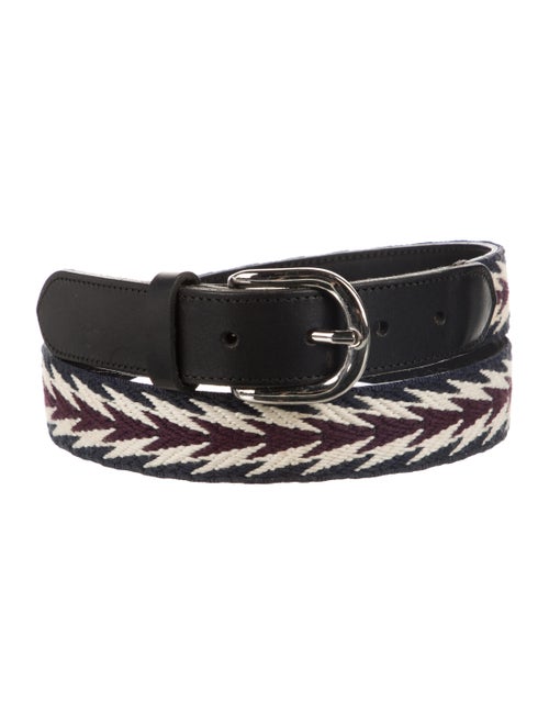 Isabel Marant Canvas Leather Trim Embellishment Be