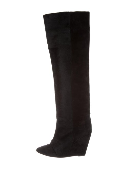 Isabel Marant Calf Hair Boots Black