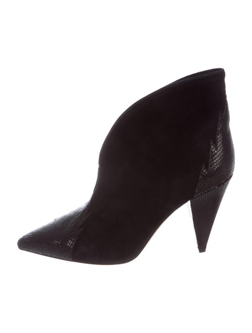 Isabel Marant Suede Leather Trim Embellishment Boo