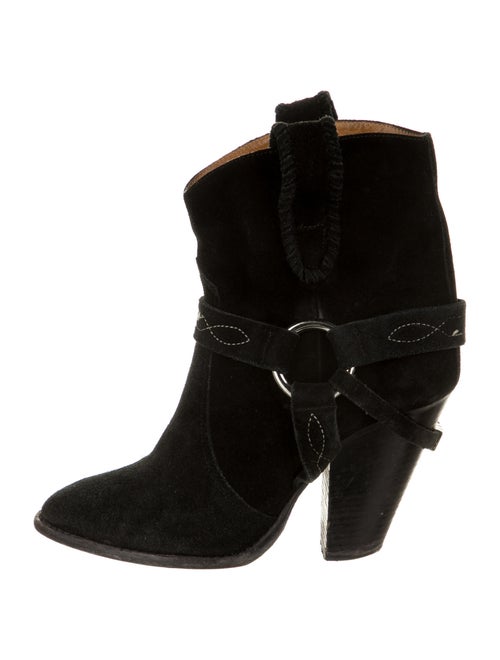 Isabel Marant Suede Leather Trim Embellishment Wes